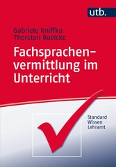 Fachsprachenvermittlung im Unterricht