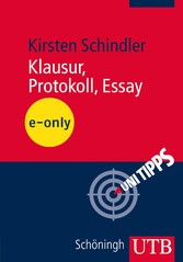 Klausur, Protokoll, Essay