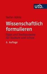 Wissenschaftlich formulieren