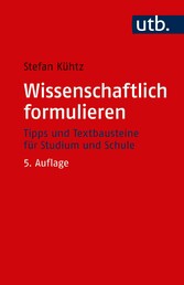 Wissenschaftlich formulieren