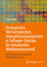 Strategisches Wertversprechen, Innovationsmanagement in Software-Startups für anhaltenden Wettbewerbsvorteil