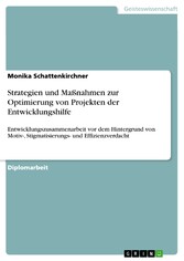 Strategien und Maßnahmen zur Optimierung von Projekten der Entwicklungshilfe