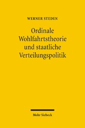 Ordinale Wohlfahrtstheorie und staatliche Verteilungspolitik