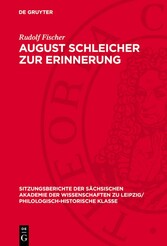 August Schleicher zur Erinnerung