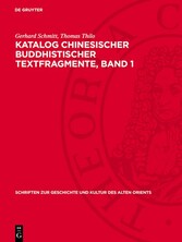 Katalog chinesischer buddhistischer Textfragmente, Band 1