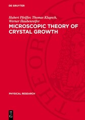 Microscopic Theory of Crystal Growth