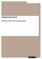 Kleines ABC des Vereinsrechts