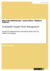 Sustainable Supply Chain Management