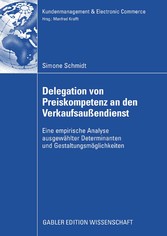 Delegation von Preiskompetenz an den Verkaufsaußendienst