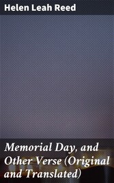 Memorial Day, and Other Verse (Original and Translated)