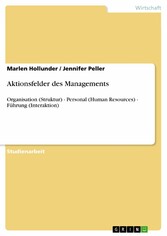 Aktionsfelder des Managements