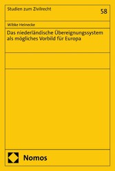 Das niederländische Übereignungssystem als mögliches Vorbild für Europa