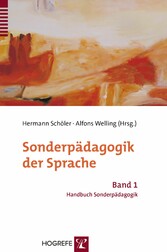 Sonderpädagogik der Sprache