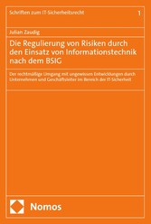 Die Regulierung von Risiken durch den Einsatz von Informationstechnik nach dem BSIG