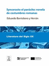 Syncerasto el parásito novela de costumbres romanas