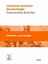 Lecciones sumarias de psicología