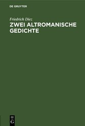 Zwei altromanische Gedichte