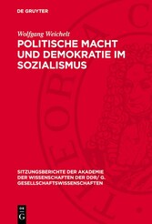 Politische Macht und Demokratie im Sozialismus