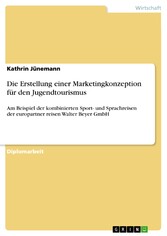 Die Erstellung einer Marketingkonzeption für den Jugendtourismus