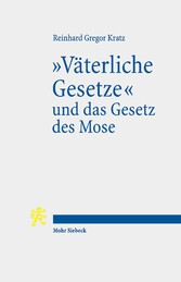 'Väterliche Gesetze' und das Gesetz des Mose