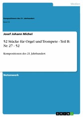 52 Stücke für Orgel und Trompete - Teil B: Nr. 27 - 52