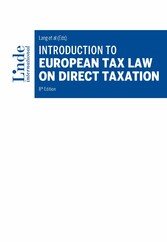 Introduction to European Tax Law on Direct Taxation