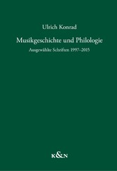 Musikgeschichte und Philologie