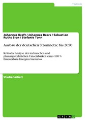 Ausbau der deutschen Stromnetze bis 2050