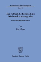 Der richterliche Rechtsschutz bei Grundrechtseingriffen.