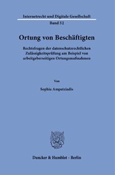 Ortung von Beschäftigten.