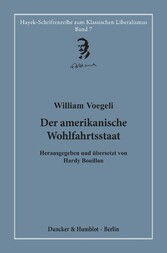 Der amerikanische Wohlfahrtsstaat.