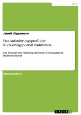 Das Anforderungsprofil der Rückschlagsportart Badminton