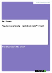 Wechselspannung - Protokoll zum Versuch