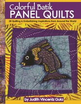 Colorful Batik Panel Quilts