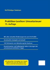 Praktiker-Lexikon Umsatzsteuer