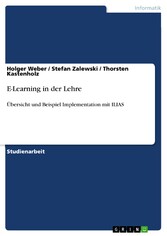 E-Learning in der Lehre