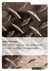 Die SWOT Analyse. Ein Instrument des strategischen Managements