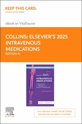 Elsevier's 2025 Intravenous Medications - E-Book