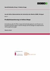 Produktinszenierung in Online-Shops