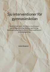 Sju interventioner för gymnasieskolan