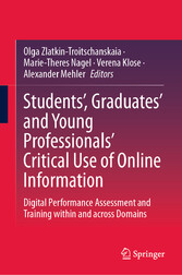 Students', Graduates' and Young Professionals' Critical Use of Online Information