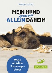 Mein Hund gelassen allein daheim