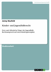 Kinder- und Jugendhilferecht