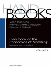 Handbook of the Economics of Matching