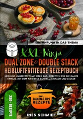 XXL Ninja Dual Zone & Double Stack Heißluftfritteuse Rezeptbuch