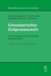 Schweizerisches Zivilprozessrecht