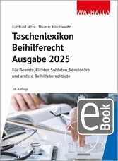 Taschenlexikon Beihilferecht Ausgabe 2025