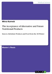 The Acceptance of Alternative and Future Nutritional Products