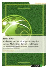 Marketing im Fußball. Optimierung des Vereins-Marketings durch Social Media