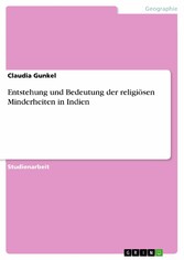 Entstehung und Bedeutung der religiösen Minderheiten in Indien